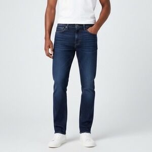 Revtown Men's Sharp Dark Blue Slim Fit Decade Stretch Denim Jeans Sz 31x30